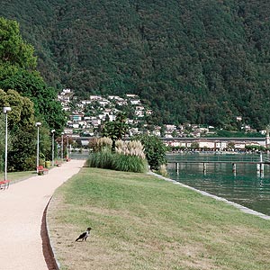 Melide mit der Seebrücke