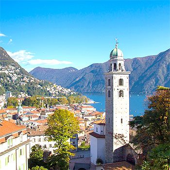 Bild zeigt Lugano am Luganer See. Bild: pixabay